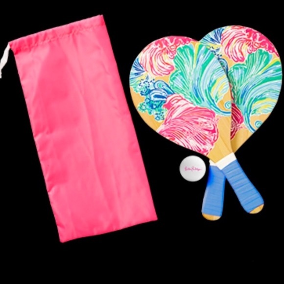 Lilly Pulitzer Accessories - New Lilly Pulitzer Paddle Ball Set